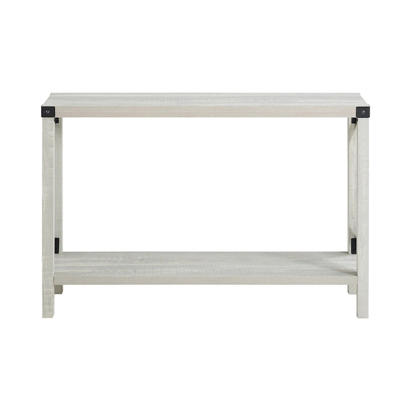 Console d'entrée rustique à piètement en X de 46 pouces