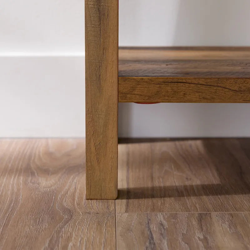 Console d'entrée rustique à piètement en X de 46 pouces