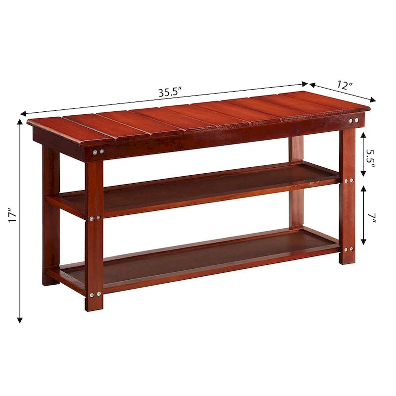 Banc de Vestiaire Oxford avec Étagères