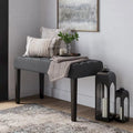 Banc capitonné en tissu California