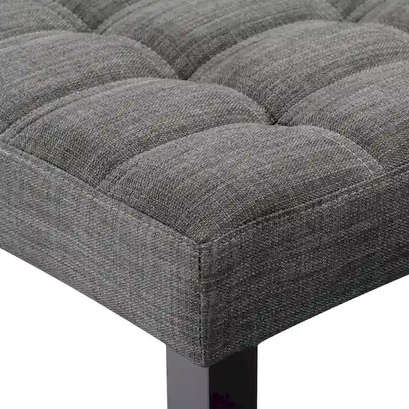 Banc capitonné en tissu California