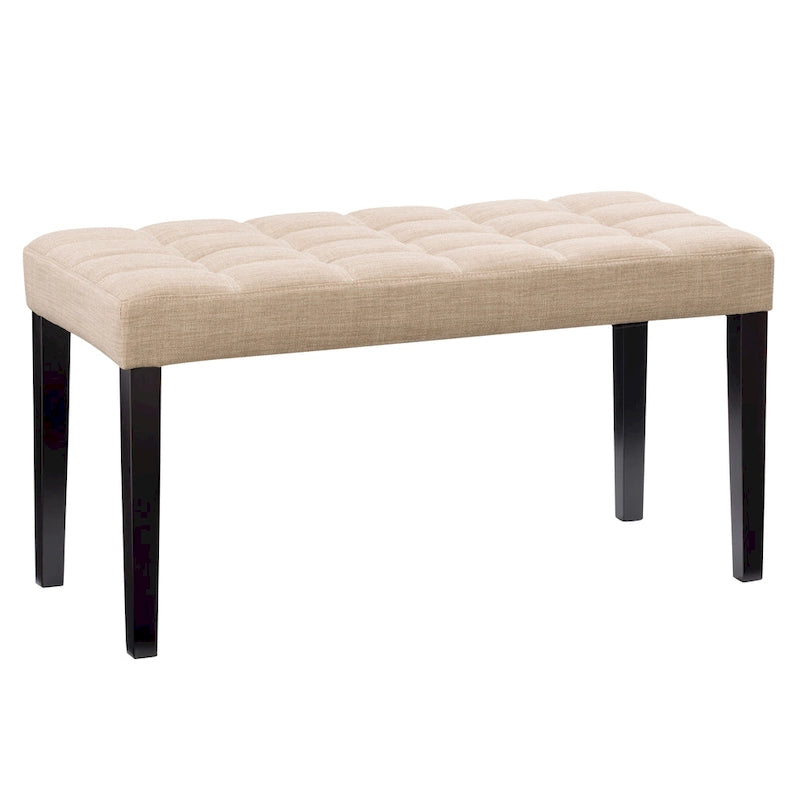 Banc capitonné en tissu California