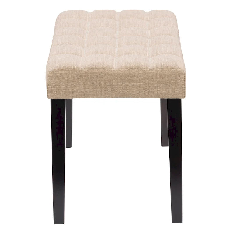 Banc capitonné en tissu California