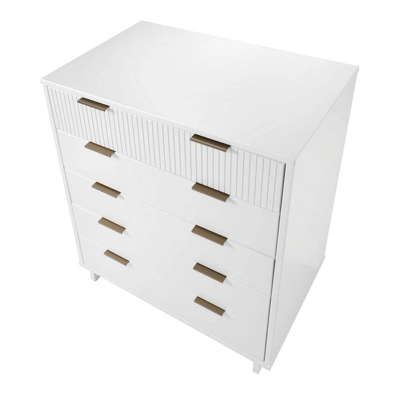 Commode haute moderne à 5 tiroirs