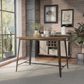 Furniture of America Rish Industrial Brown 54-inch Counter Height Dining Table