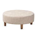 Ottoman de cocktail en tissu moderne et contemporain