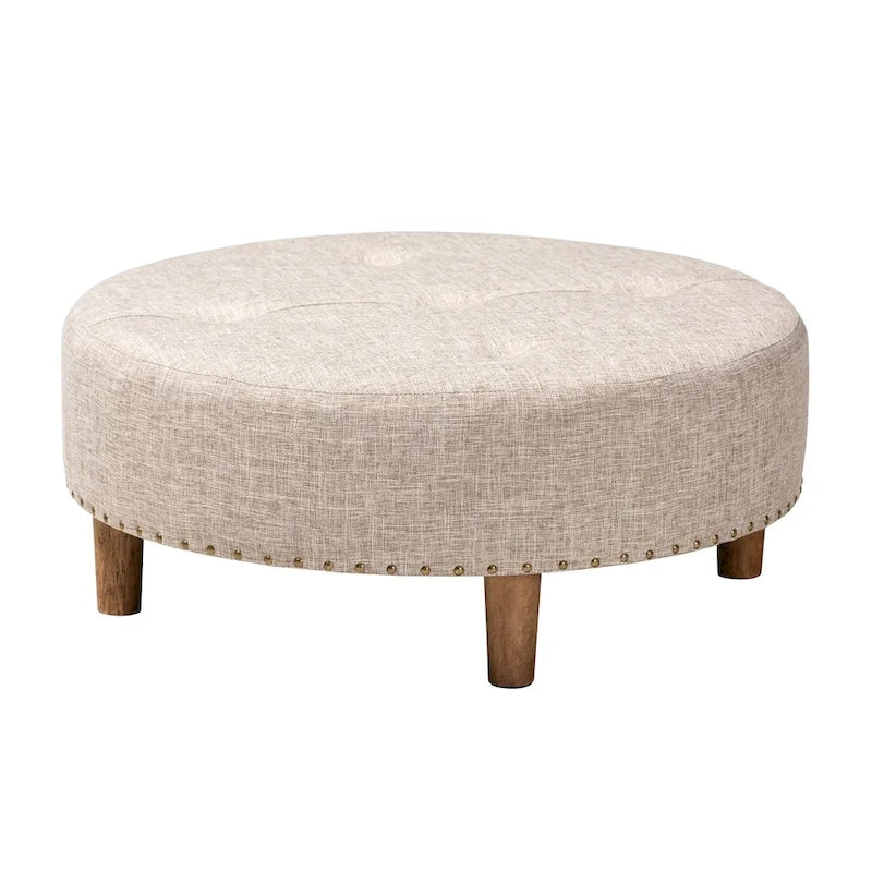 Ottoman de cocktail en tissu moderne et contemporain