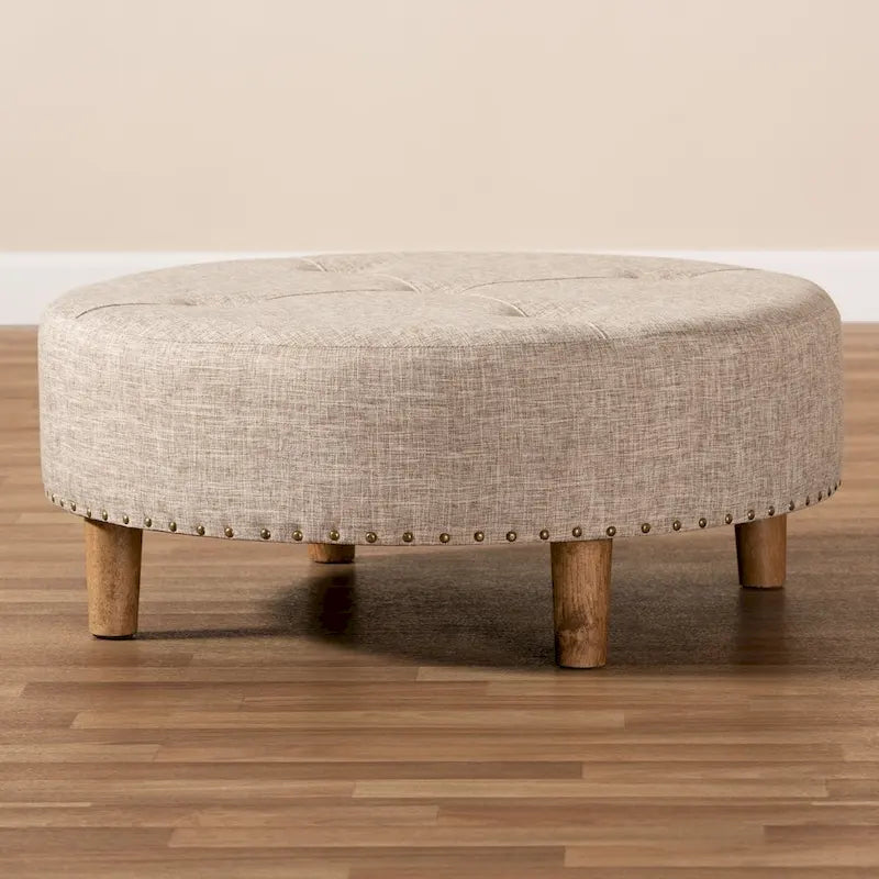 Ottoman de cocktail en tissu moderne et contemporain