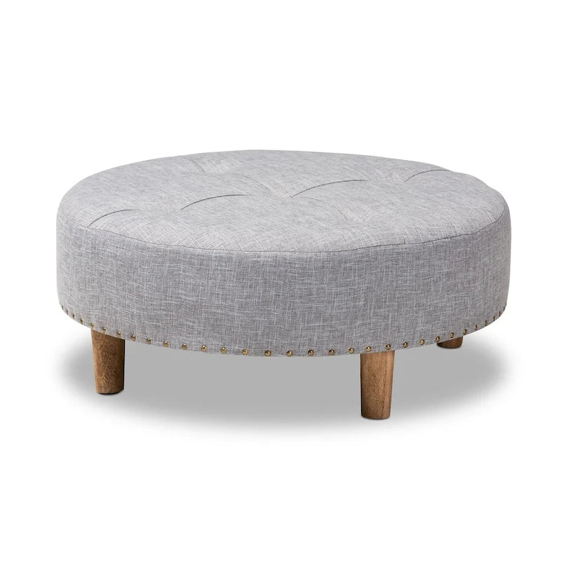 Ottoman de cocktail en tissu moderne et contemporain
