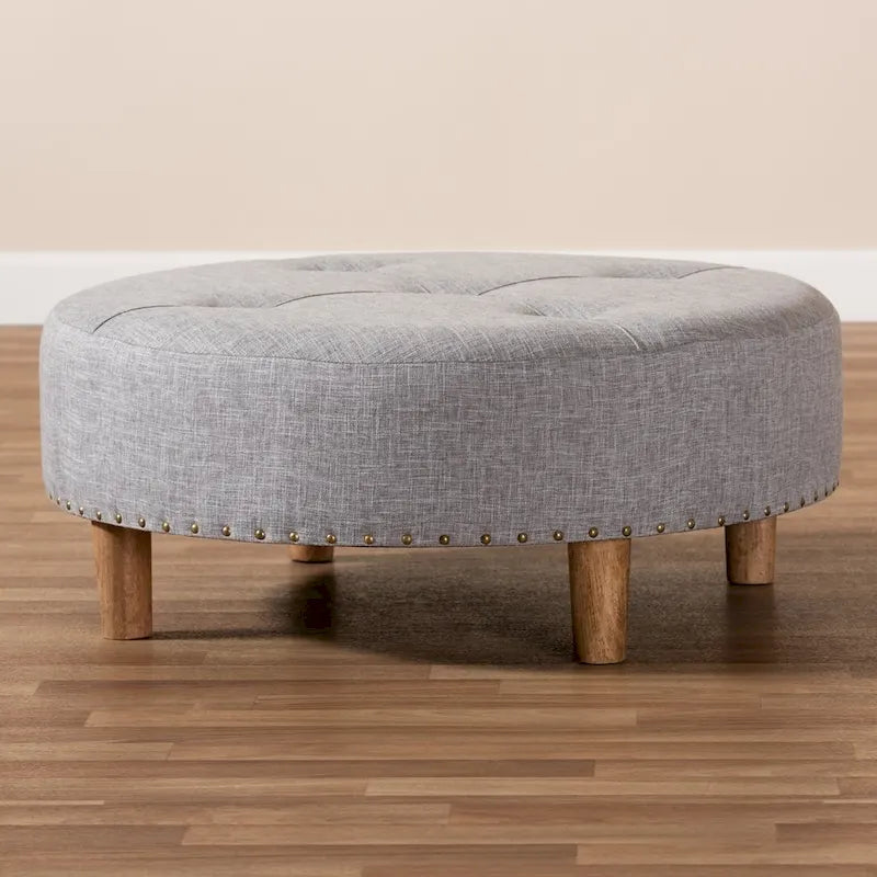 Ottoman de cocktail en tissu moderne et contemporain