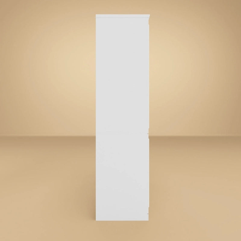 Armoire et penderie modulaires de 74,8 po (H), organisateur de placard de rangement, blanc