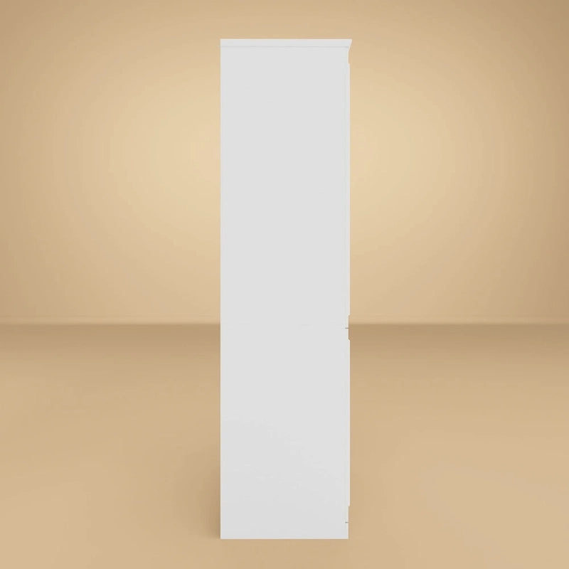 Armoire et penderie modulaires de 74,8 po (H), organisateur de placard de rangement, blanc