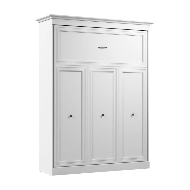 Lit escamotable Queen 70W polyvalent pour pièce multifonctionnelle