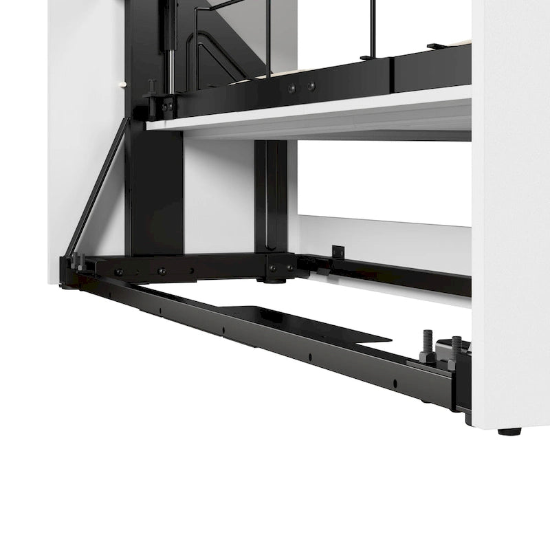 Lit escamotable Queen 70W polyvalent pour pièce multifonctionnelle