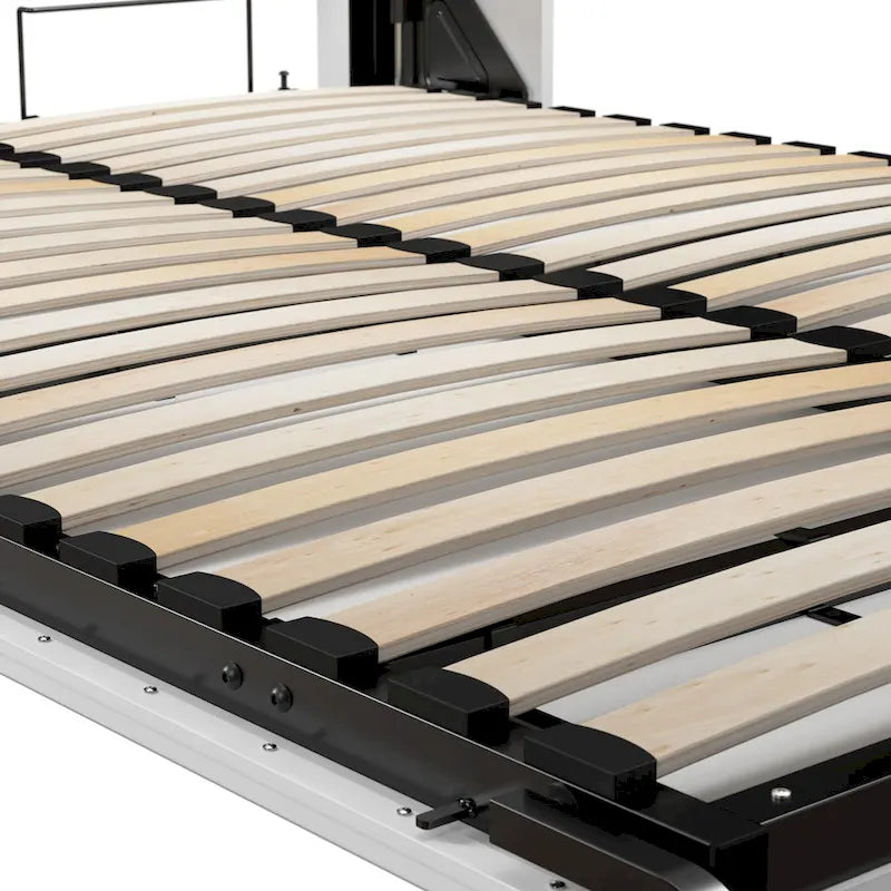 Lit escamotable Queen 70W polyvalent pour pièce multifonctionnelle