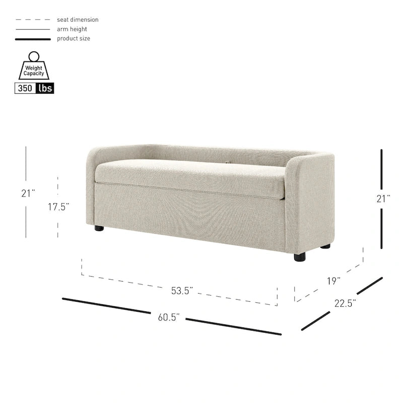 Banc de rangement