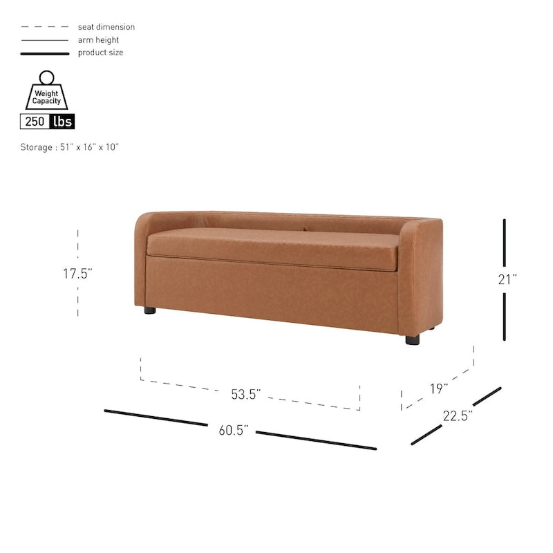 Banc de rangement