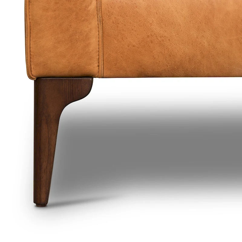 Fauteuil de salon - Cuir véritable pleine fleur italien