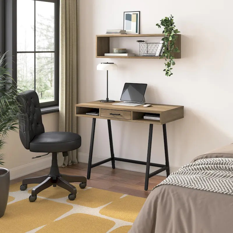 Bureau d'ordinateur 40W avec rangement